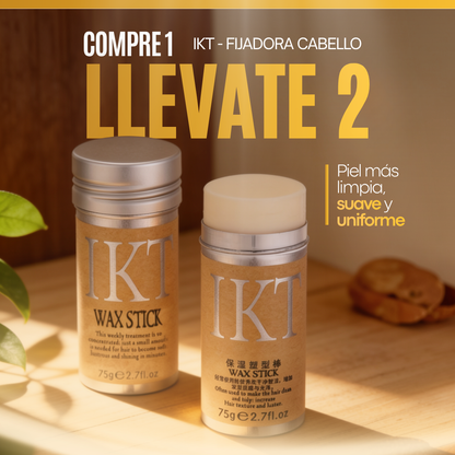 IKT - Fijador de Cabello | Control rápido del frizz, acabado natural y cabello alineado | Compre 1 y Llevate 2 GRATIS 🎁
