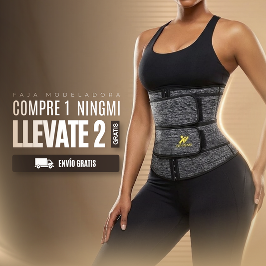 Ningmi - Faja Modeladora, soporte lumbar, efecto sauna | Compre 1 Llevate 2 GRATIS 🎁