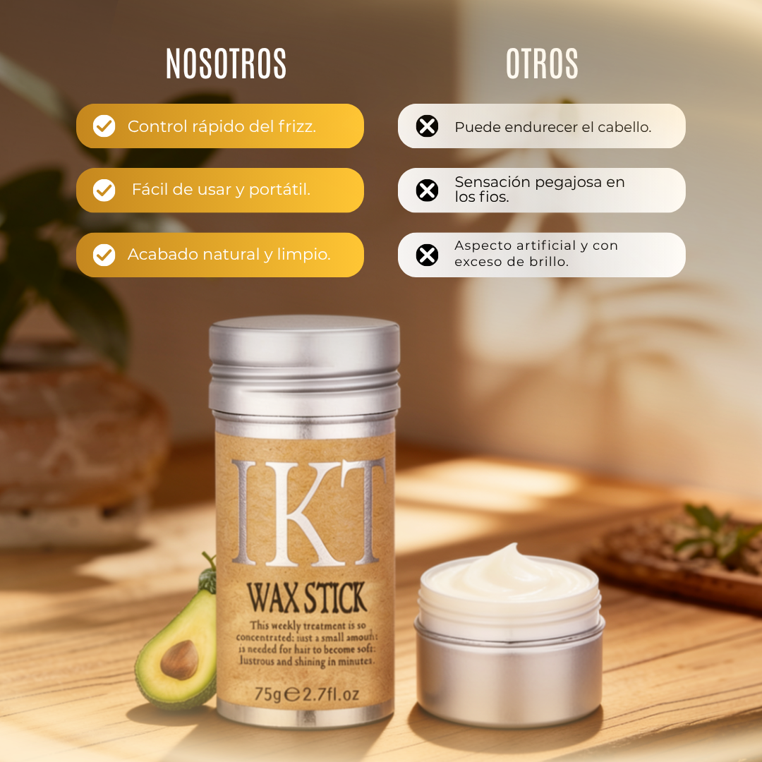 IKT - Fijador de Cabello | Control rápido del frizz, acabado natural y cabello alineado | Compre 1 y Llevate 2 GRATIS 🎁