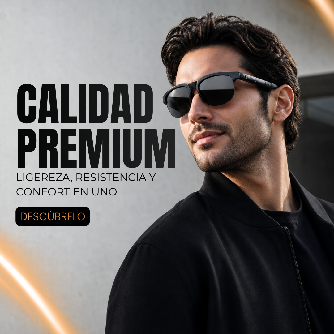 Smart Glass – Gafas inteligentes con IA, traducción en tiempo real y música integrada | Envío gratis