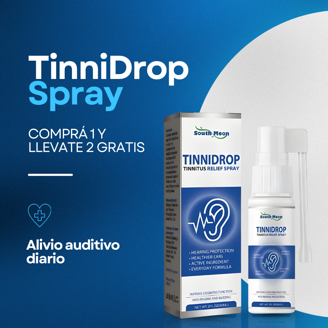 TinniDrop – Alivio para zumbido, limpieza de oído y fórmula suave | Compra 1 y llévate 2 GRATIS 🎁