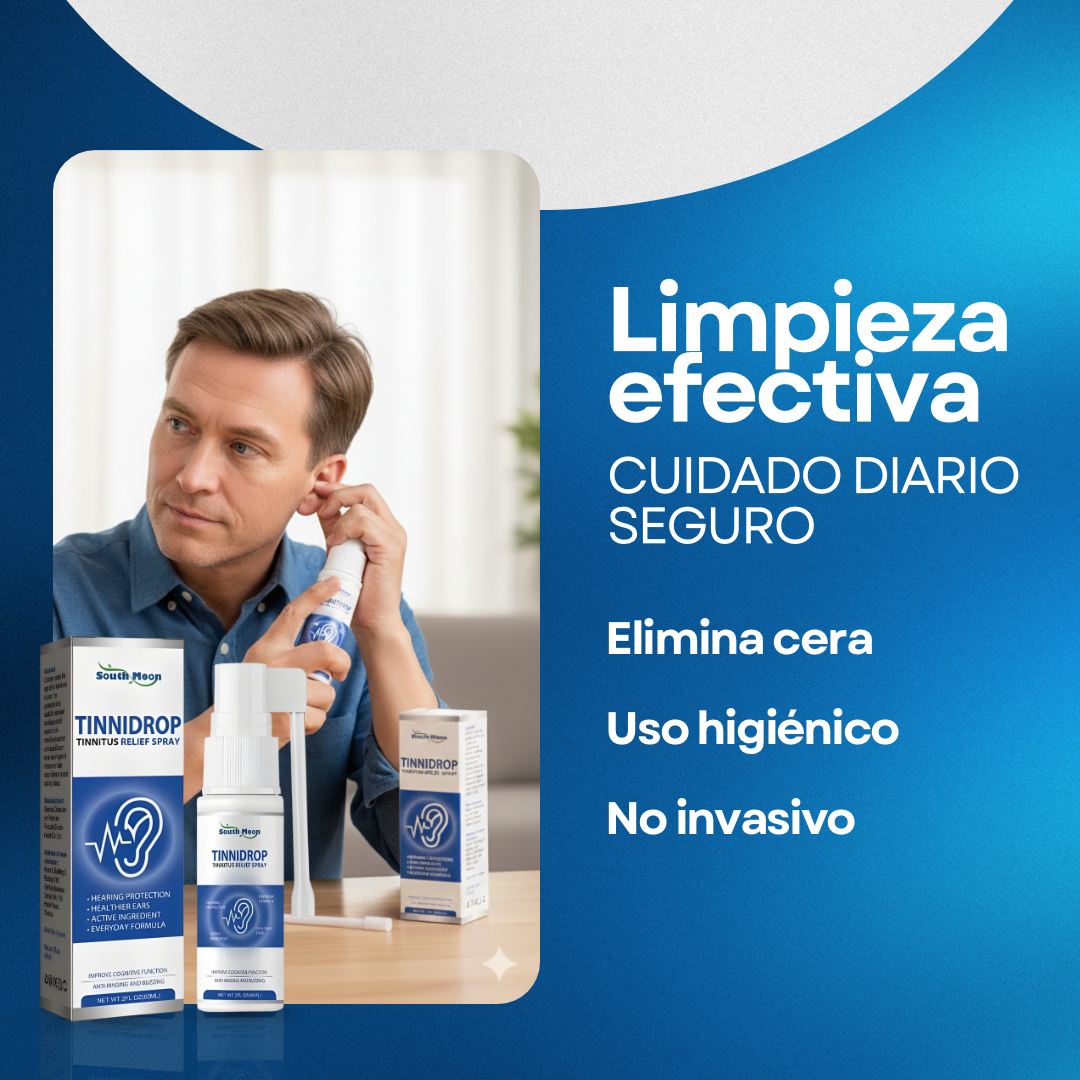 TinniDrop – Alivio para zumbido, limpieza de oído y fórmula suave | Compra 1 y llévate 2 GRATIS 🎁