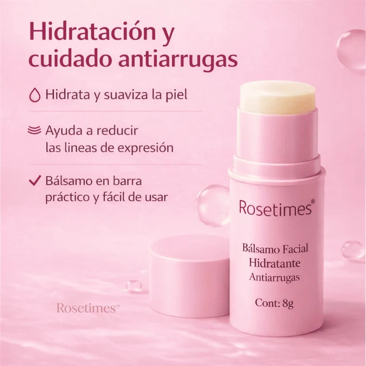 Rosetimes™ Bálsamo Facial Hidratante Antiarrugas, Piel sin Imperfecciones