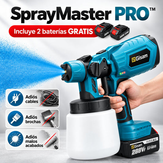 SprayMaster PRO™ – Pistola Inalámbrica de Pintura