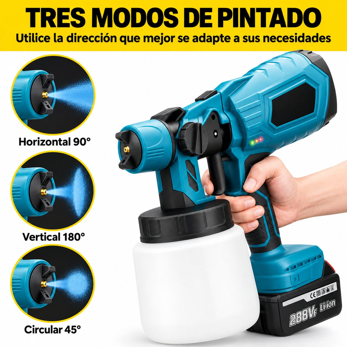 SprayMaster PRO™ – Pistola Inalámbrica de Pintura