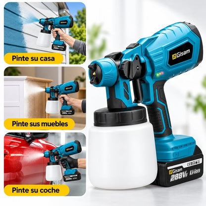 SprayMaster PRO™ – Pistola Inalámbrica de Pintura