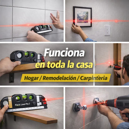 Fixit Level Pro 3™ | Nivelador Laser Profesional 2.5m
