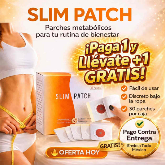 SlimPatch™ Parches Metabólicos Adelgazantes – ¡Paga 1 y Llévate +1 GRATIS!