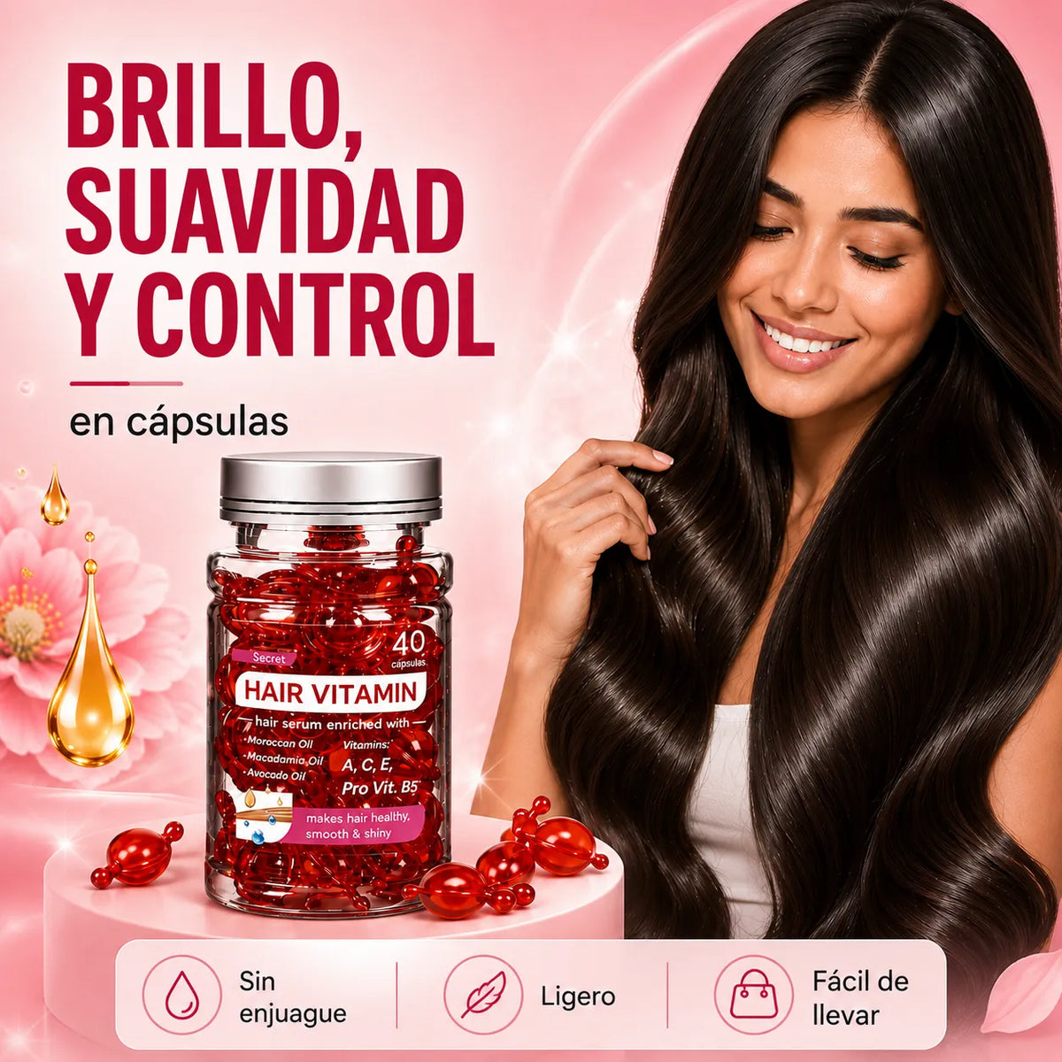 Hair Vitamin – Brillo, suavidad y menos frizz | Envío gratis