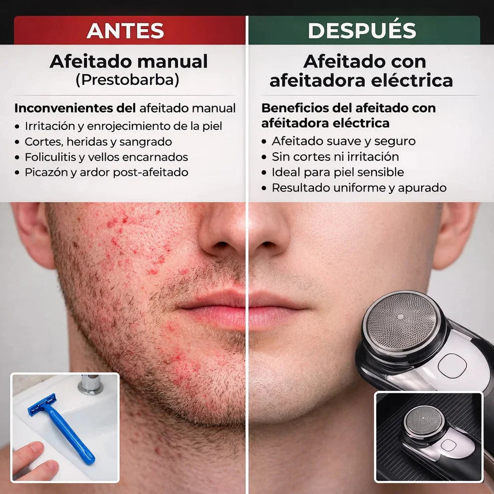 ProBarber - Mini Afeitadora Profesional - Compra 1 y Llévate 2 GRATIS 🎁🎁