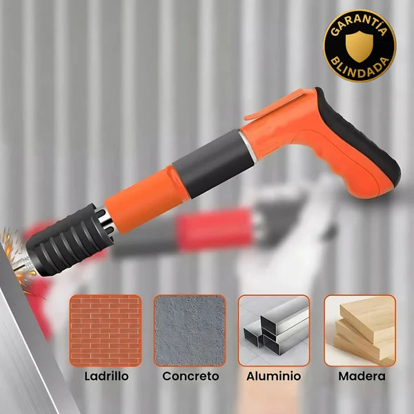 Pistola Fijadora de Clavos Portátil (Kit Protector y Clavos Gratis🎁)