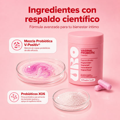 Uro Probiótico Vaginal | Equilibrio íntimo en 7 días - 4 en 1