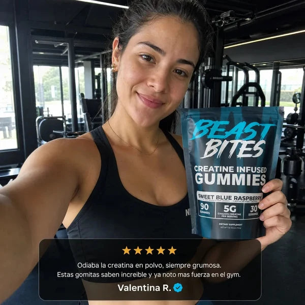 Beast Bites™ Creatina en Gomitas | Más músculo, más fuerza y menos cansancio | Últimas unidades 50% OFF